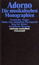 Theodor W Adorno, Theodor W. Adorno - Die musikalischen Monographien