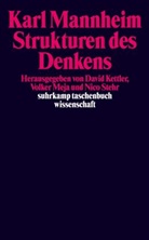 Karl Mannheim, Davi Kettler, David Kettler, Volker Meja, Nico Stehr - Strukturen des Denkens