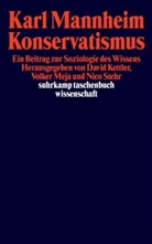Karl Mannheim, Davi Kettler, David Kettler, Volker Meja, Nico Stehr - Konservatismus