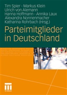 Markus Klein, Ulrich Alemann, Ulrich Von Alemann, Ulrich Alemann u a, Hanna Hoffmann, Marku Klein... - Parteimitglieder in Deutschland