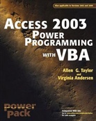Virginia Andersen, Virginia Anderson, Allen Taylor, Allen G. Taylor, Allen G. Andersen Taylor - Access Power Programming With Vba