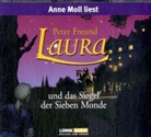 Peter Freund, Anne Moll - Laura und das Siegel der Sieben Monde, 4 Audio-CDs (Audio book)
