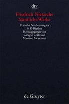Friedrich Nietzsche, Giorgi Colli, Giorgio Colli, Montinari, Mazzino Montinari - Sämtliche Werke, Kritische Studienausgabe, 15 Bde.