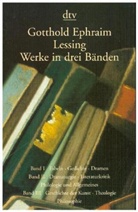 Gotthold E Lessing, Gotthold E. Lessing, Gotthold Ephraim Lessing, Herber G Göpfert, Herbert G Göpfert, Herbert G. Göpfert - Werke, 3 Bde.