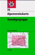 Oesterreichische Alpenverein, Oesterreichischer Alpenverein, Oesterreichischer Alpenverein, Österreichischer Alpenverein - Alpenvereinskarten: Venedigergruppe