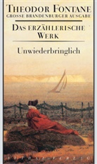 Theodor Fontane, Christin Hehle, Christine Hehle - Das erzählerische Werk - Bd.13: Unwiederbringlich