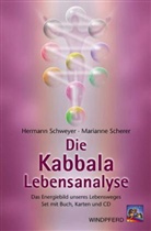 Scherer, Marianne Scherer, Marianne V. Scherer, Schweye, Herman Schweyer, Hermann Schweyer - Die Kabbala Lebensanalyse, m. 22 Karten u. CD-ROM