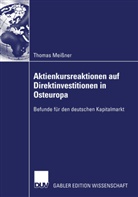 Thomas Meissner - Aktienkursreaktionen auf Direktinvestitionen in Osteuropa