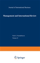 Niel G Noorderhaven, Niels G Noorderhaven, Niels Noorderhaven, Niels G. Noorderhaven - mir, Management International Review, Special Issue: Management and International Review
