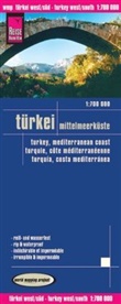 Peter Rump Verlag - World Mapping Project: Reise Know-How Landkarte Türkei, Mittelmeerküste. Turkey, Mediterranean Coast. Turquie, cote mediterranéenne. Turquia, costa mediterránea