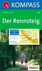 Kompass Karten: Kompass Karte Der Rennsteig