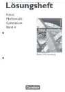 Jürge Appel, Jürgen Appel, In Bischof, Ina Bischof, Jan Block, Jan u a Block - Fokus Mathematik 4. Lösungsheft. BW