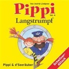 Astrid Lindgren, Jacob Stickelberger, Heidi Abel - Pippi Langstrumpf - Vol. 4: Pippi Langstrumpf und d'Seeräuber (Hörbuch)