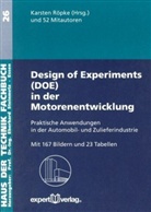 Karste Röpke, Karsten Röpke - Design of Experiments (DOE) in der Motorenentwicklung - Bd. 1: Design of Experiments (DOE) in der Motorenentwicklung. Bd.1