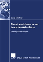 Daniel Schäffner - Blocktransaktionen an der deutschen Aktienbörse