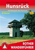 Bauregge, Heinric Bauregger, Heinrich Bauregger, Braun, Cornel Braun - Rother Wanderführer Hunsrück