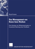 Birgit Knaese - Das Management von Know-how-Risiken