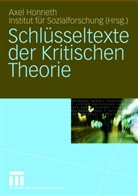Axel Honneth, für Sozialforschung, Goethe-Universitä, Goethe-Universität, Axe Honneth, Axel Honneth - Schlüsseltexte der Kritischen Theorie