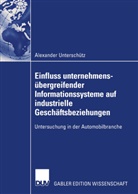 Alexander Unterschütz - Einfluss unternehmensübergreifender Informationssysteme auf industrielle Geschäftsbeziehungen