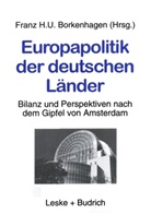Franz H Borkenhagen, Franz H.U. Borkenhagen, Fran H U Borkenhagen, Franz H U Borkenhagen - Europapolitik der deutschen Länder