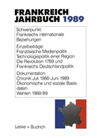 Deutsch-Französiches Institut, Deutsch-Französisches Institut - Frankreich Jahrbuch: Frankreich-Jahrbuch 1989