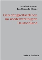Leo Montada, Montada, Montada, Leo Montada, Schmitt, Manfre Schmitt... - Gerechtigkeitserleben im wiedervereinigten Deutschland