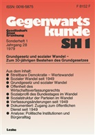 Walte Gagel, Walter Gagel, Hans-Hermann Hartwich - Grundgesetz und sozialer Wandel - zum 30. Jahrestag der Verfassung der Bundesrepublik Deutschland