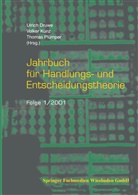 Ulrich Druwe, Volke Kunz, Volker Kunz, Thomas Plümper - Jahrbuch für Handlungs- und Entscheidungstheorie - Bd. 1: Jahrbuch für Handlungs- und Entscheidungstheorie