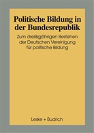 Dorothea Weidinger, Deutsche Vereinigung f. Politische Bildung - Politische Bildung in der Bundesrepublik