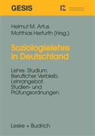 Matthias Herfurth, Helmut M. Artus, Herfurth, Herfurth, Matthias Herfurth, Helmu M Artus... - Soziologielehre in Deutschland