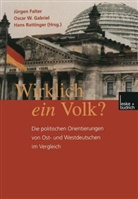 Oscar W Gabriel, Hans Rattinger, Jürgen Falter, Jürgen W. Falter, Oscar W Gabriel, Oscar W. Gabriel... - Wirklich ein Volk?