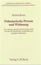 Stefan Koos - Fiduziarische Person und Widmung