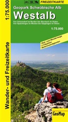 GeoMap, GeoMap - GeoMap Karten: Westalb Geopark Schwäbische Alb Rad- und Freizeitkarte