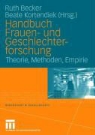Ruth Becker, Beate Kortendiek - Handbuch Frauen- und Geschlechterforschung