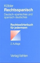 Gerhard Köbler - Rechtsspanisch