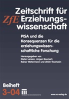 Jürge Baumert, Jürgen Baumert, Dieter Lenzen, Ulrich Trautwein, Rainer Watermann, Rainer Watermann u a - PISA und die Konsequenzen für die erziehungswissenschaftliche Forschung