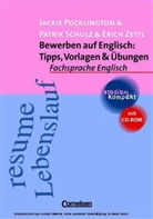 Jackie Pocklington, Patrik Schulz, Erich Zettl - Bewerben auf Englisch: Tipps, Vorlagen & Übungen, m. CD-ROM