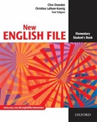 Christin Latham-Koenig, Christina Latham-Koenig, Cliv Oxenden, Clive Oxenden, Seligson, Paul Seligson - New English File - Elementary: New English File Elementary Student Book