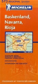 Michelin Karten - Bl.573: Michelin Karte Baskenland, Navarra, Rioja. País Vasco/Euskadi, Navarra, La Rioja