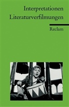 Anne Bohnenkamp - Literaturverfilmungen