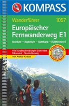 Arthur Krause - Kompass Wanderführer Europäischer Fernwanderweg E 1