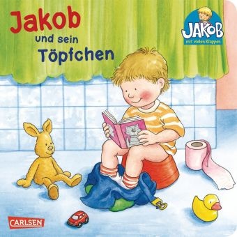 Banse, Nele Banser, FRIED, Wulbrand, Henning Wulbrand, … - Jakob und sein Töpfchen Pappbilderbuch ab 2 Jahren zum Thema Windelentwöhnung