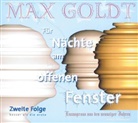 Max Goldt, Max Goldt - Für Nächte am offenen Fenster - Teil 2: Für Nächte am offenen Fenster - Folge zwei. Vol. 2, 2 Audio-CD (Audio book)
