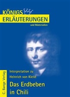 Heinrich von Kleist - Heinrich von Kleist 'Das Erdbeben in Chili'