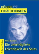 Milan Kundera, Stefa Munaretto - Milan Kundera 'Die unerträgliche Leichtigkeit des Seins'
