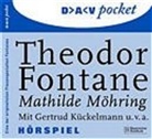Theodor Fontane, Gertrud Kückelmann, Rudol Noelte, Rudolf Noelte - Mathilde Möhring, 2 Audio-CD, 2 Audio-CD (Audio book)