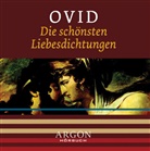 Ovid, Friedhelm Ptok - Die schönsten Liebesdichtungen, 1 Audio-CD (Hörbuch)