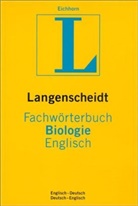 Manfred Eichborn, Manfred Eichhorn - Langenscheidts Fachwörterbuch Biologie Englisch