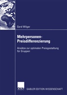 Gerd Wilger - Mehrpersonen-Preisdifferenzierung