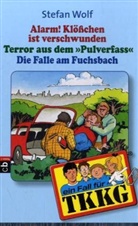 Stefan Wolf - Ein Fall für TKKG - Dreifachbände - Bd. 2: Ein Fall für TKKG - Alarm! Klößchen ist verschwunden!. Terror aus dem 'Pulverfass'. Die Falle am Fuchsbach